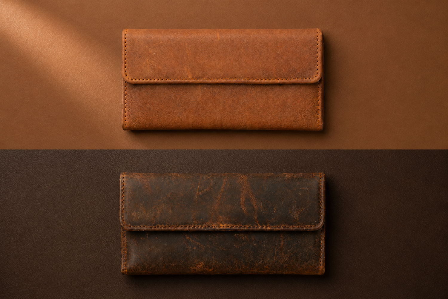 Rancher Flap Leather Wallet Collection