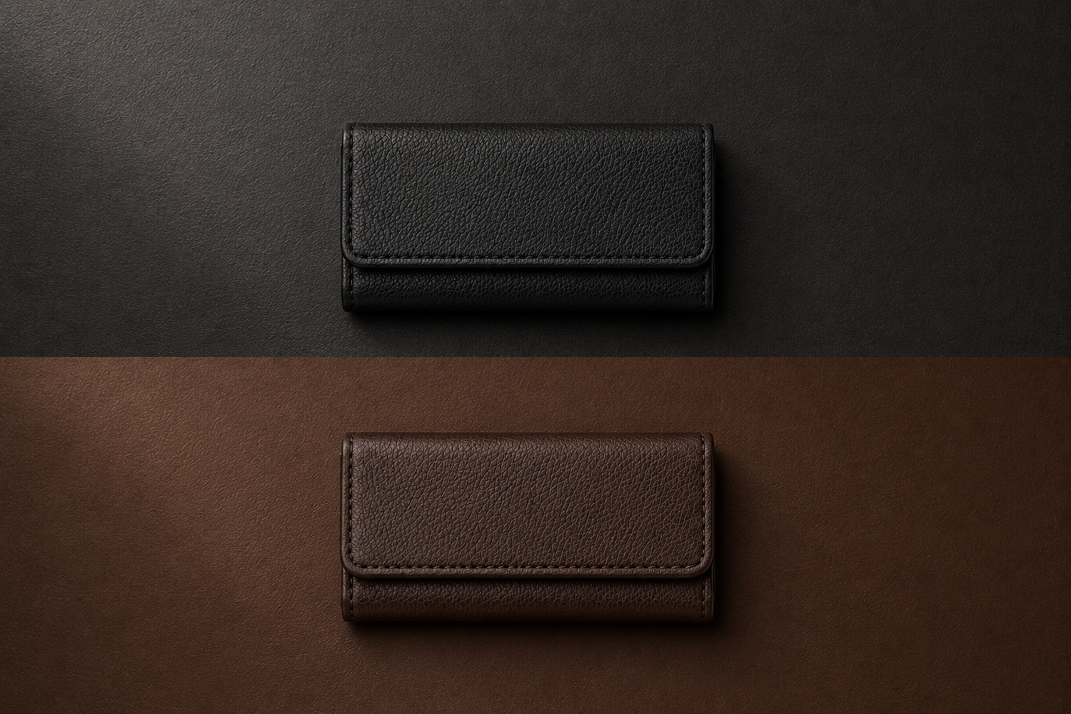 Soho Grain Leather Wallet Collection