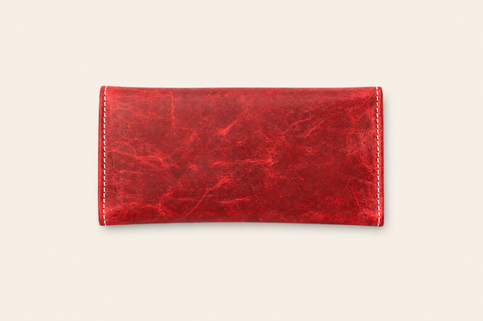 Artisan Distressed Leather Clutch Wallet