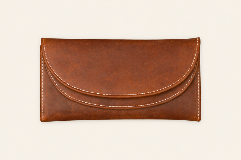 Rustic Stitch Travel Wallet
