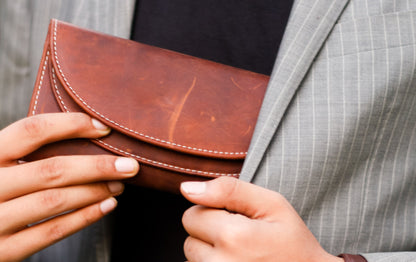 Rustic Stitch Travel Wallet