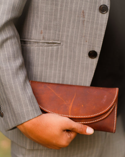 Rustic Stitch Travel Wallet